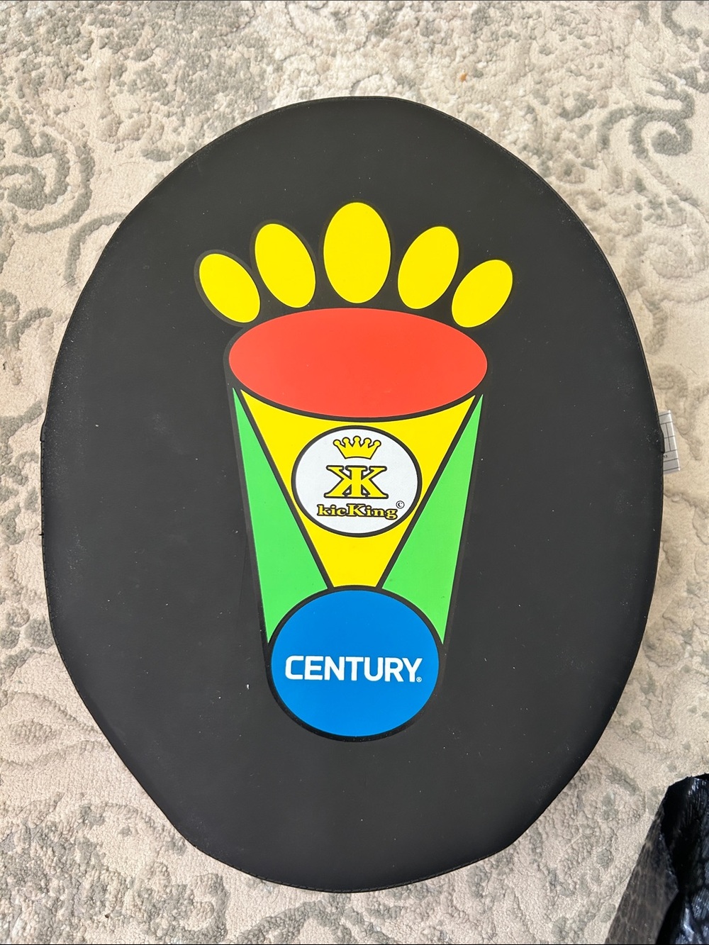 Kick King Black Target Pad - Multicolor Graphic